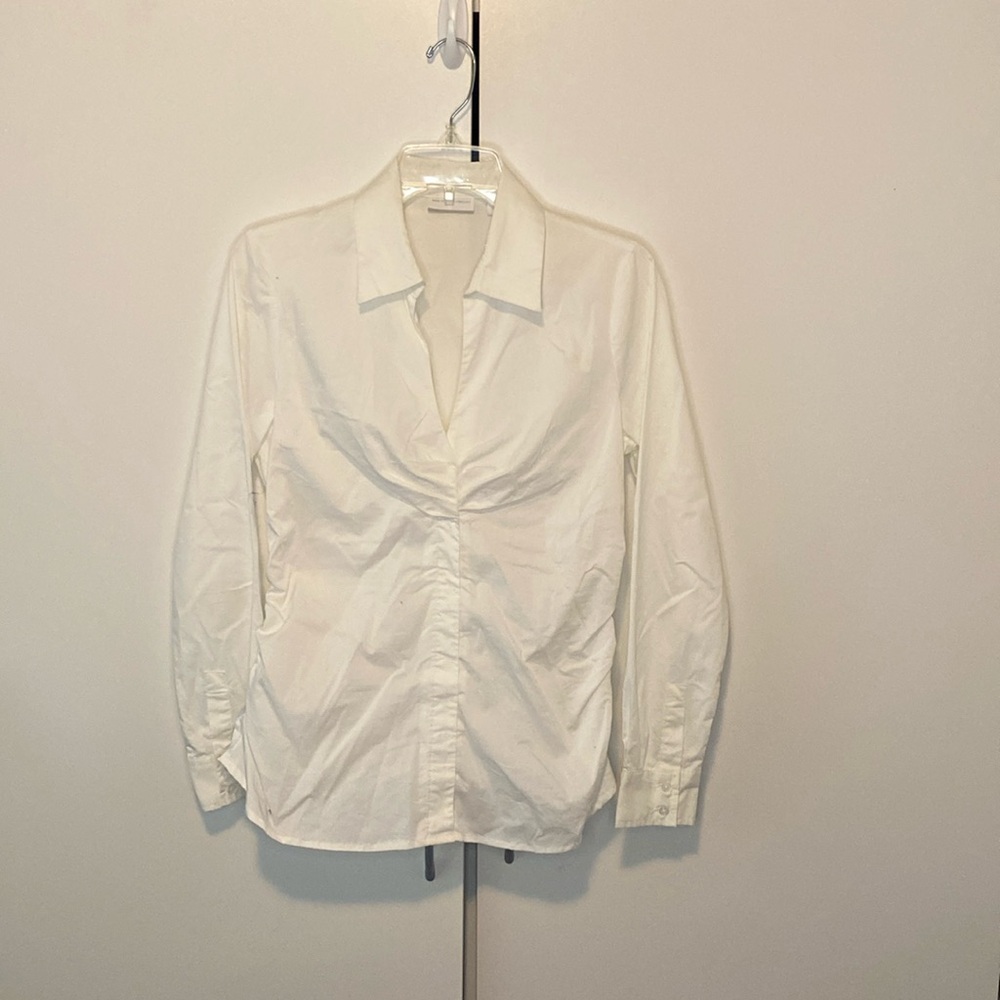 Faux button up long sleeve.